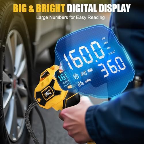 DIYtoolifz portable tire inflator for Dewalt battery — photo 3