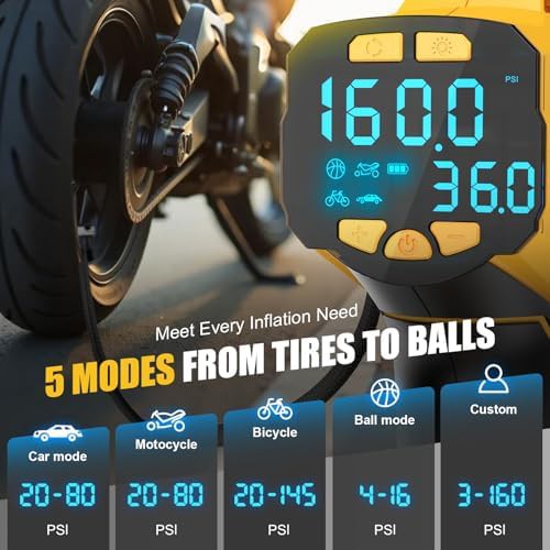 DIYtoolifz portable tire inflator for Dewalt battery — photo 5