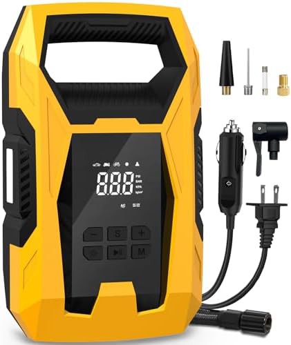 Dual Power AC and DC Portable Tire Inflator