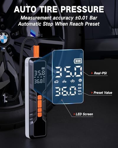 Power bank portable tire inflator — photo 5