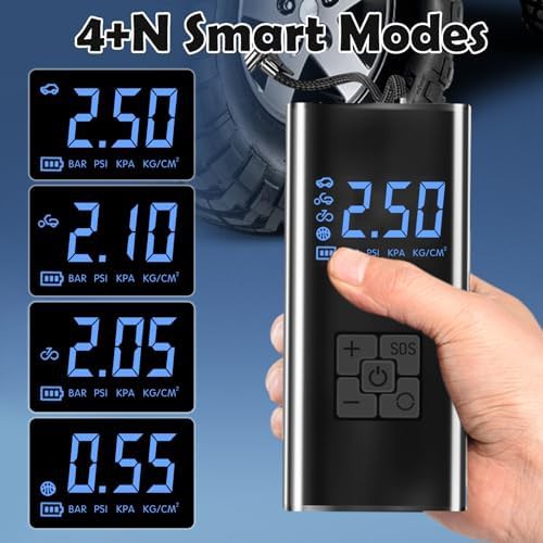 Dual Power Rechargeable Auto Air Pump — photo 5