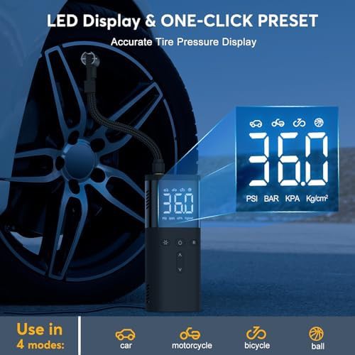 Electric DC 12V Car Tire Inflator — photo 4