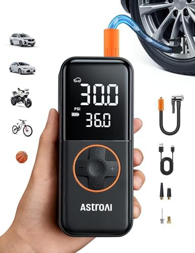 Ultra fast cordless portable air pump