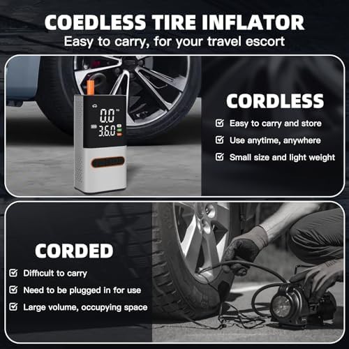 Portable Cordless Digital Tire Pump 150 PSI — photo 2