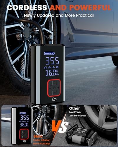 Servomaster 150 PSI smart air pump for car tires — photo 4