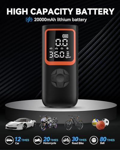 Portable 150PSI tire inflator for car tires — photo 3