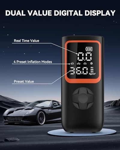 Portable 150PSI tire inflator for car tires — photo 5