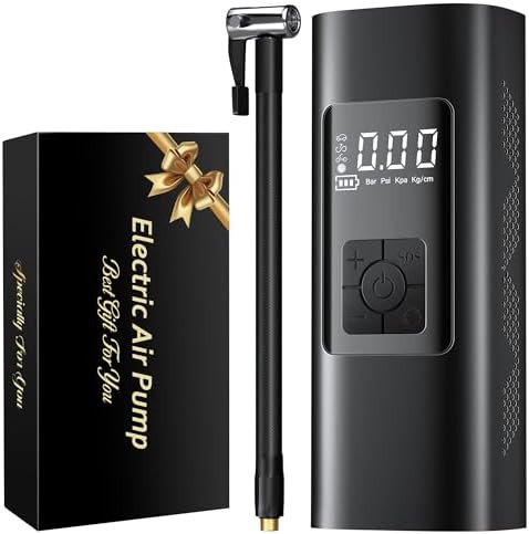 Coquimbo portable electric bike pump in black