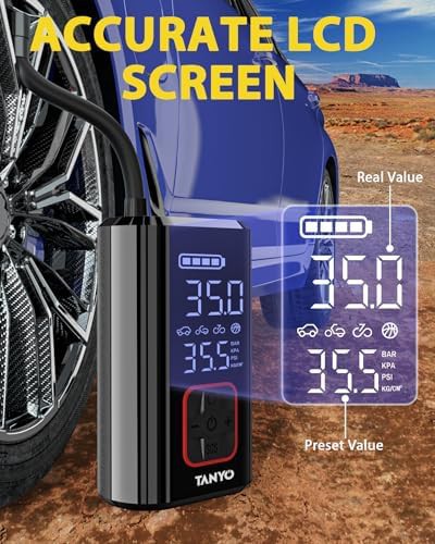 TANYO 12V DC cordless tire inflator — photo 4
