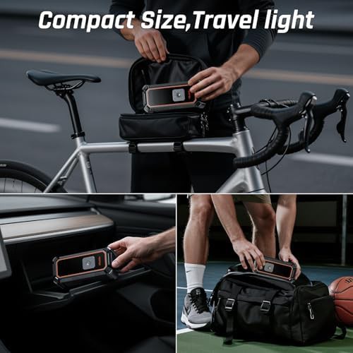 Dual Power Portable Air Compressor with DC Adapter — photo 4