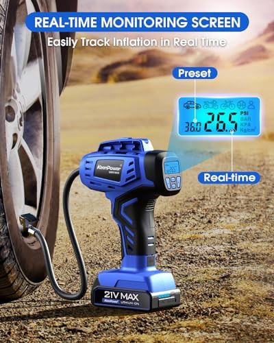 Handheld smart mode inflator with dual power — photo 3