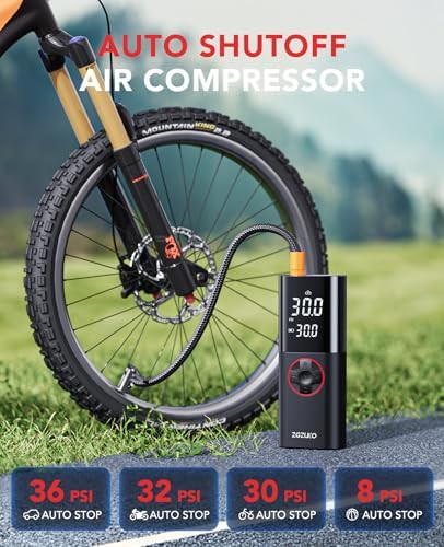 Rechargeable Tire Pump with Dual Screen — photo 3