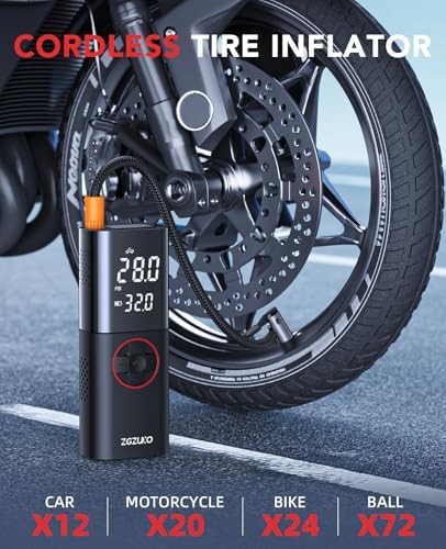 Rechargeable Tire Pump with Dual Screen — photo 5