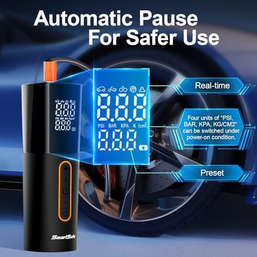 Mini 12V DC Car Tire Inflator with LED — photo 2
