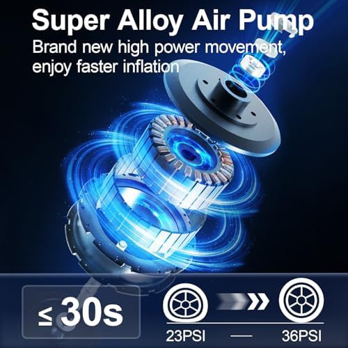 Mini 12V DC Car Tire Inflator with LED — photo 3