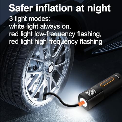 Mini 12V DC Car Tire Inflator with LED — photo 5