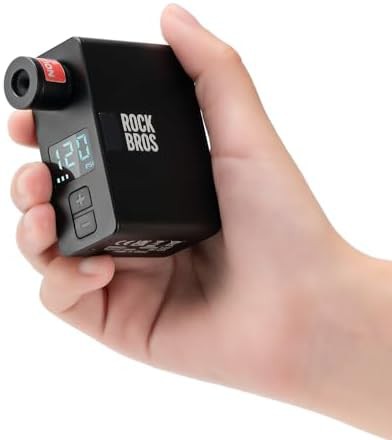 Pro screen mini bike pump with auto stop
