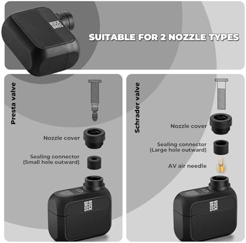 Portable electric bike tire pump 100psi — photo 4