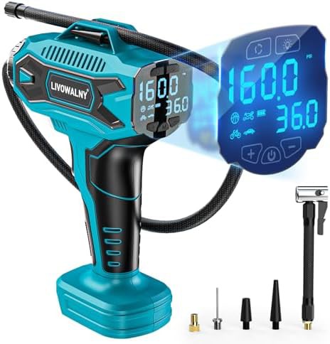 LIVOWALNY Makita battery digital tire inflator