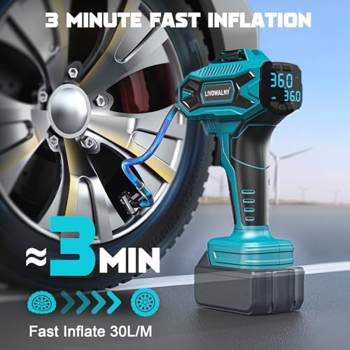 LIVOWALNY Makita battery digital tire inflator — photo 4