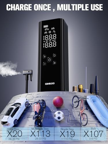 Portable Air Compressor with LED Screen — photo 4