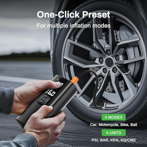Cordless Portable Air Pump with 6000mAh Battery — photo 3