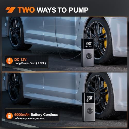 Rechargeable cordless dual power tire inflator — photo 3