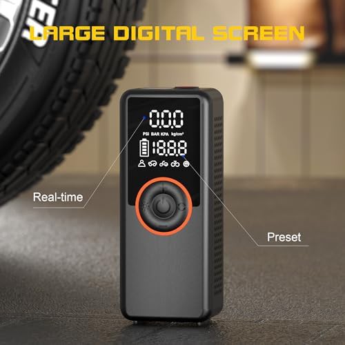 Fast inflation black SUV tire pump — photo 4