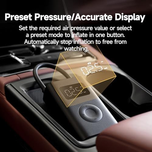 Cordless electric air compressor for bikes and cars — photo 3