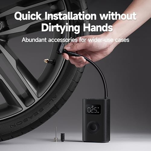 Cordless electric air compressor for bikes and cars — photo 4