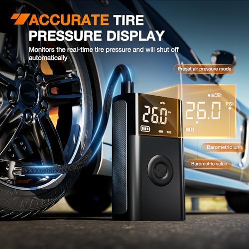 Cordless auto shutoff faster tire inflator — photo 3