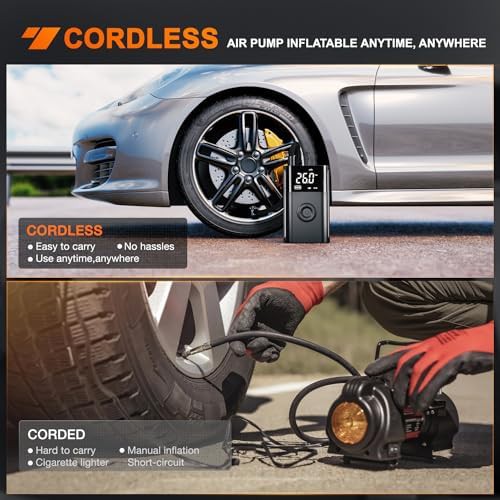 Cordless auto shutoff faster tire inflator — photo 4