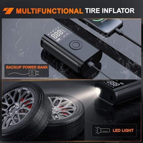 Cordless auto shutoff faster tire inflator — photo 5