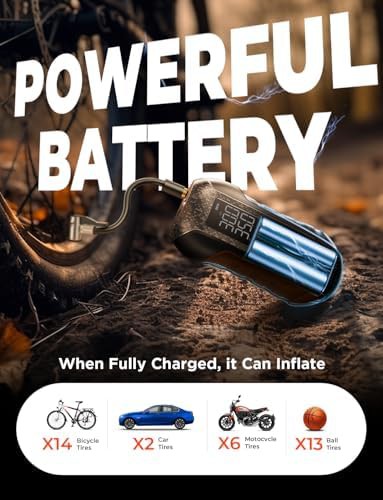 Electric bike pump with power bank function — photo 5