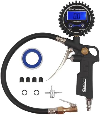 Heavy Duty Digital Tire Inflator Gauge