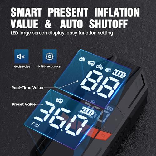 Cordless quick inflation car tire pump — photo 5