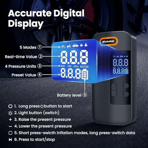 Digital dual value truck and car pump — photo 5