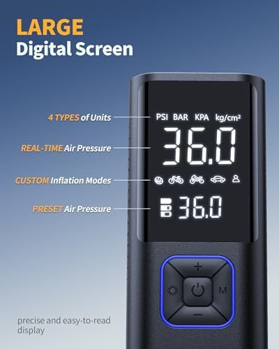 Blue Large Capacity Cordless Air Pump — photo 3