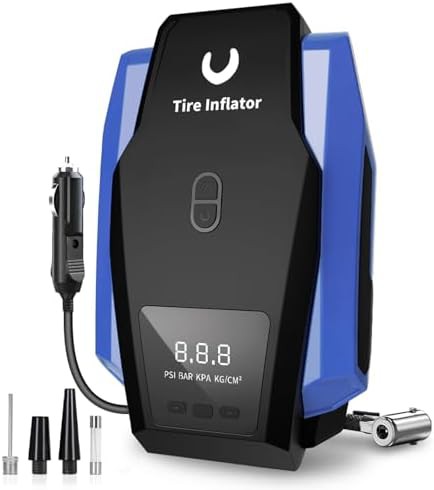 Blue Large 12V DC Tire Pump