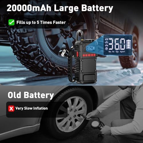 Compact cordless motorcycle tire pump — photo 3