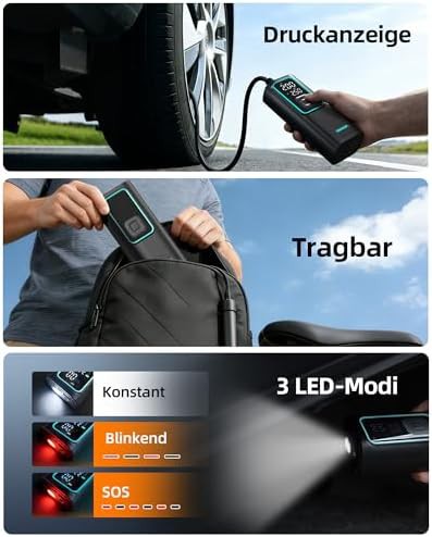 Mini Portable Air Pump with LED Display — photo 5