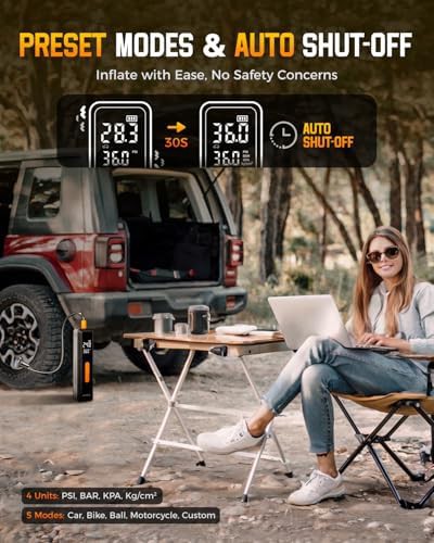 Portable Air Compressor with 20000mAh Battery — photo 4