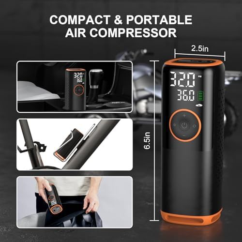 Compact 160 PSI Tire Inflator — photo 4