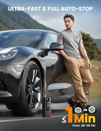 Cordless Digital Air Pump with LED — photo 4