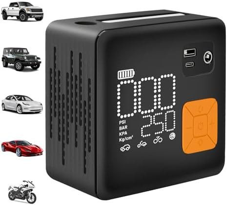 High Pressure Cordless Inflator with LED Light