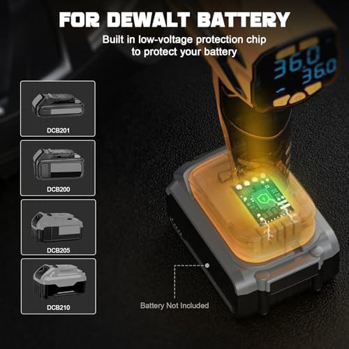 LIVOWALNY Dewalt bigger LCD digital inflator — photo 5