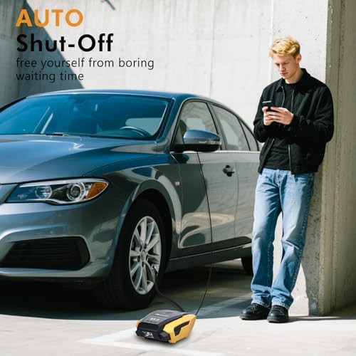 Emergency LED portable car air pump — photo 4