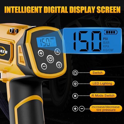 Handheld air pump compatible with power tool batteries — photo 4