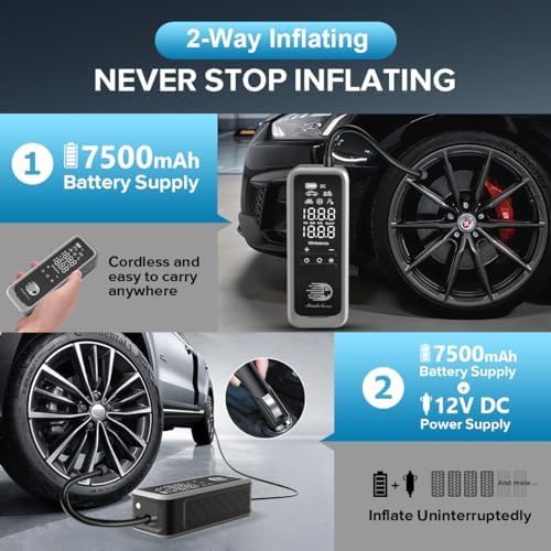 High pressure cordless and 12V DC inflator — photo 4