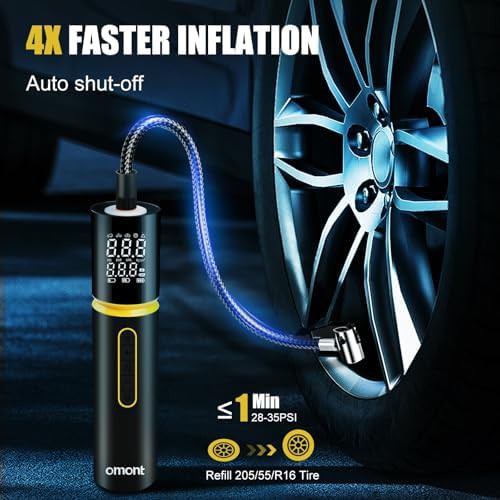 Cordless Bike Tire Pump with Digital Gauge — photo 2